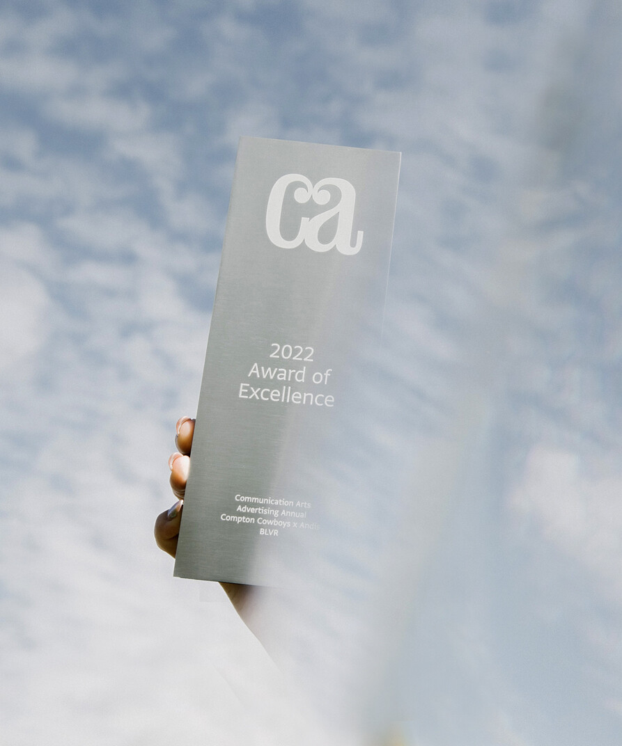 Top independent award-winning branding agency BLVR is honored with an Award of Excellence from the CommArts 2022 Advertising Annual.